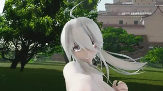 mmd r18 Haku Deep Blue Town 3d hentai