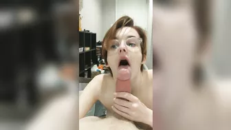 POV BJ and swallow