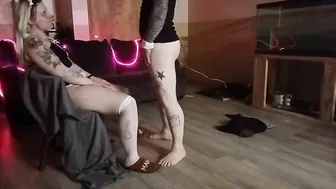 me goofing off doing my first sexy strip tease