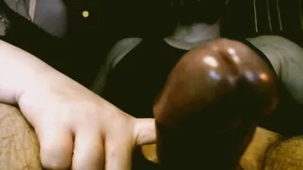 Mistress Toying with Huge Veiny Cock with a Cockring