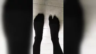 CUTE BLACK SOCKS! CUTE BLACK DICK!