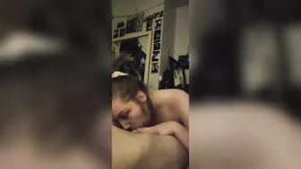 Sucking my stepbros cock