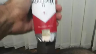 I fuck a Marlboro pack