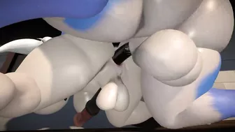 Furry Baby Gets Fucked Good By Huge Monster Cock From Behind 3D Porn Furry