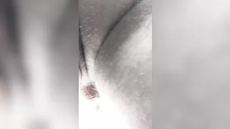 Up close doggystyle fucking with butt plug, ends with amazing creampie finish