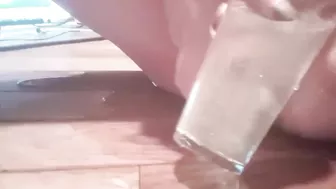 Desperately Pissing Overflowing Glass