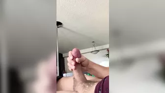 Hung stud stroking caught by girl pt.2