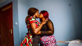 Nigerian lesbian hot secret makeout affair makes their pussy clap