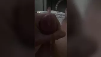 Slo-mo cumshot masterbation cuming