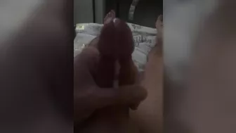 Slo-mo cumshot masterbation cuming