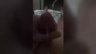 Slo-mo cumshot masterbation cuming