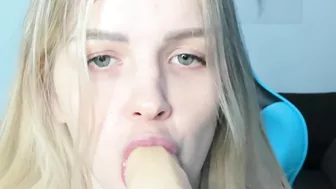 DILDO LICKING