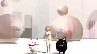 【MMD】Shreding Geigers cat【R-18】