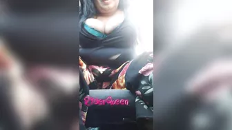 BBW Pov in driver car