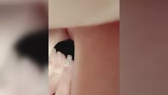 Girl squirts while doing anal