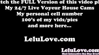 Sneak Peek POV doggystyle fucking mixed in w/ stories of FULL week of fast & PMS & more - Lelu Love