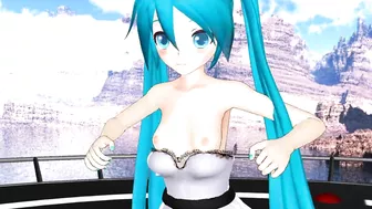 【MMD】No Life Queen [HC type Miku dress]【R-18】