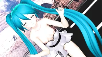 【MMD】No Life Queen [HC type Miku dress]【R-18】