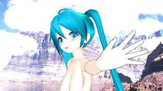 【MMD】No Life Queen [HC type Miku dress]【R-18】