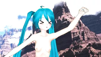 【MMD】No Life Queen [HC type Miku dress]【R-18】