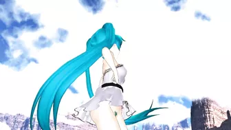 【MMD】No Life Queen [HC type Miku dress]【R-18】