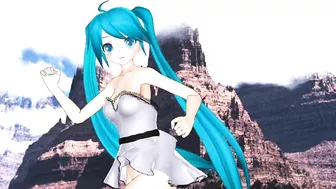 【MMD】No Life Queen [HC type Miku dress]【R-18】