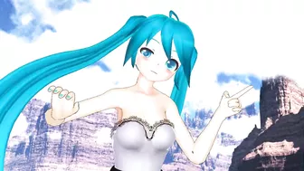 【MMD】No Life Queen [HC type Miku dress]【R-18】