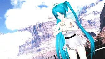 【MMD】No Life Queen [HC type Miku dress]【R-18】