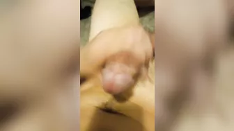 Big hard cock busting a nut