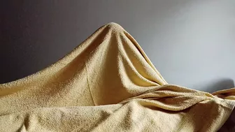 Morning masturbation under the blanket.