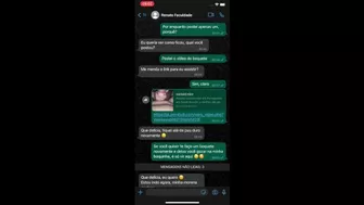 amante da faculdade me mandou o link pelo whatsapp do vídeo que ela postou me fazendo um boquete