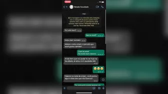 amante da faculdade me mandou o link pelo whatsapp do vídeo que ela postou me fazendo um boquete