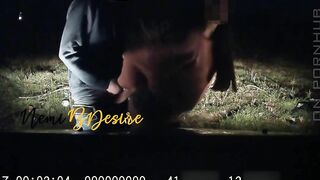 Take my wife home after work dinner but first fuck her doggystyle on the car's hood and make a video to make me cuckold