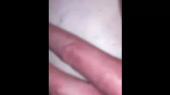 Wife fucked from behind with massive cock