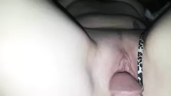 Milf with huge natural tits rides big cock til she cums so hard she falls over (POV)!!!