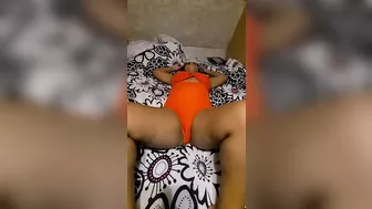 Laying down horney wet showing you my tight asian pussy