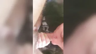 Giving my man head while fucking him with toy