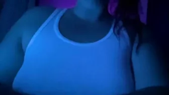 Curvy Spun Slut with Nice Tits Smoking and Dancing