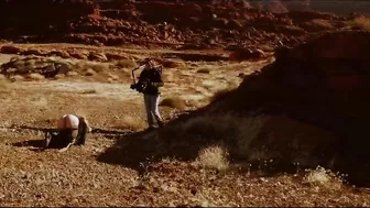 Rebel Rhyder bound for an ass whipping on the desert Earth