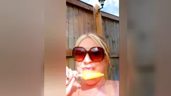 British Big Tits Fucked by Ice-cream