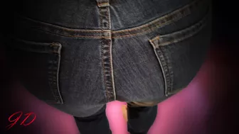 JuicyDream - My new jeans and the first piss wash - (1) - Pissing in