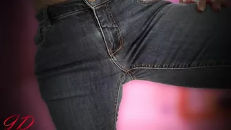 JuicyDream - My new jeans and the first piss wash - (1) - Pissing in