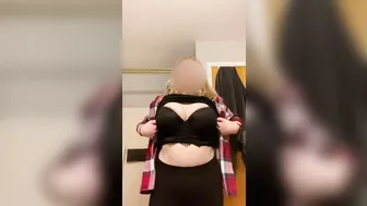 Showing Off In A New Bra