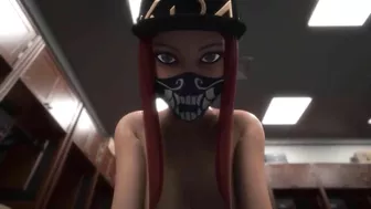 D Hentai: KDA Akali Fucked On The Backstage League of Legends Uncensored Hentai