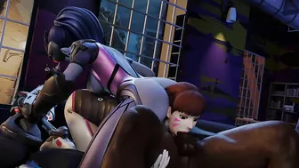 3D Compilation: Dva Mercy Widowmaker Dick Ride Uncensored Hentai Compilation Overwatch