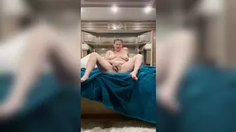 Fingering my soaked wet pussy spread for the camera and showing my big tits