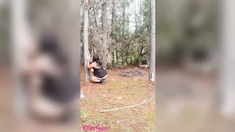 Mommy Ass Worship in Forest 1