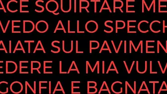 PAROLE E FRASI DI FANTASIE FEMMINILI SULLO SQUIRTING