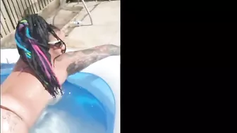 Paddling Pool Suck and Fuck with Filthy British Milf