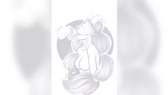 Sexy Demon Girl Hentai, Long Tongue Blowjob, OC Blowjob Animation Speedpaint, Vertical Video